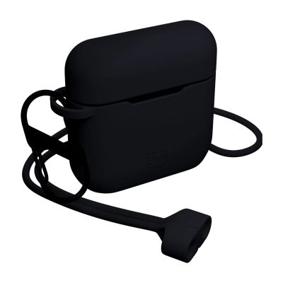 2. Etui na słuchawki 3mk Silicone AirPods Case na Apple AirPods 3rd gen. - czarne