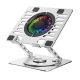 7. Podstawka Wozinsky WDCX-X16-AS CoolBase RGB chłodząca z obrotem 360° pod laptopa i tablet - srebrna
