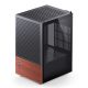 12. Obudowa Jonsbo T6, Mini-Tower, Mini-ITX, Tempered Glass, Holz - czarna