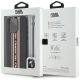 7. Etui Karl Lagerfeld Saffiano Athleisure Stripes Cord na iPhone 15 Pro Max - czerwone