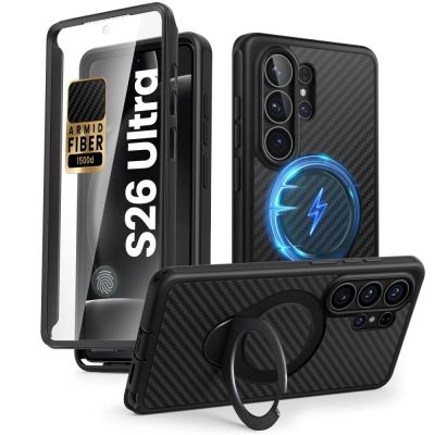 Etui Supcase Cosmo Mag MagSafe na Samsung Galaxy S26 Ultra - czarne