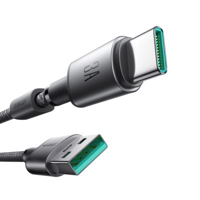 2. Kabel Joyroom S-A50 Unlimited Series 3A USB-A - USB-C z organizerem magnetycznym 1,2m - szary