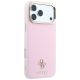 4. Etui Guess Saffiano Small 4G & Classic Logo MagSafe na iPhone 18 Pro / 17 Pro - różowe