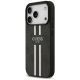 2. Etui Guess 4G Printed Stripes MagSafe na iPhone 17 Pro - czarne