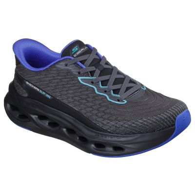 Skechers męskie buty sportowe MAX CUSHIONING GLIDE-STEP SAPPHIRE 220425 BKBL