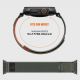 4. Pasek Tech-Protect Nylon Elite na Apple Watch 44 / 45 / 46 / 49 mm - zielono-pomarańczowy