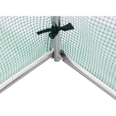 29. SZKLARNIA TUNEL OGRODOWY 200x200x200CM PE KONSTRUKCJA STAL ZIELONA