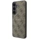 2. Etui Guess Embossed 4G Ring Classic Logo MagSafe na Samsung Galaxy S26 FE - brązowe