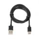3. Kabel IBOX USB TYP-C, 2A 1M IKUMTC (USB 2.0 typu A M - USB typu C M; 1m; kolor czarny)