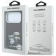 8. Etui Karl Lagerfeld Smooth Karl & Choupette Bodies Sketch MagSafe do iPhone 18 Pro / 17 Pro - burgundowe
