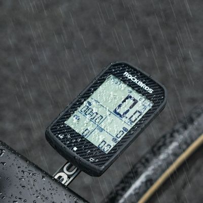 4. Licznik rowerowy Rockbros M1Pro Bluetooth GPS IPX6 - czarny