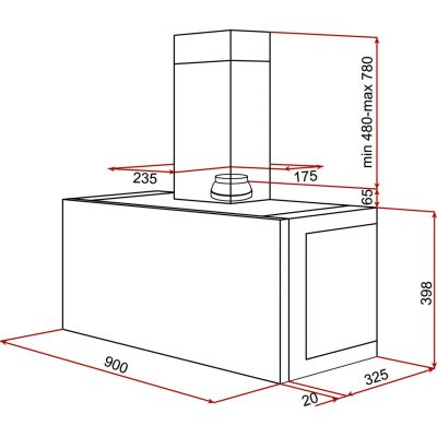 3. TEKA OKAP PODSZAFKOWY DHI 90