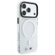 4. Etui BMW M IML Frosted Metal Logo & Trims MagSafe na iPhone 18 Pro / 17 Pro - przezroczyste