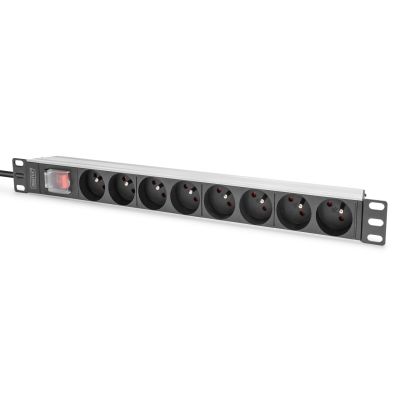 Digitus DN-95402-1-FR rozdzielacz zasilania PDU 8 x gniazdo sieciowe 1U