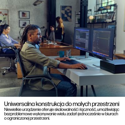 233. HP EliteDesk 8 SFF G1i AI Intel Core Ultra 5 235 16 GB DDR5-SDRAM 512 GB SSD Windows 11 Pro PC AI PC Czarny