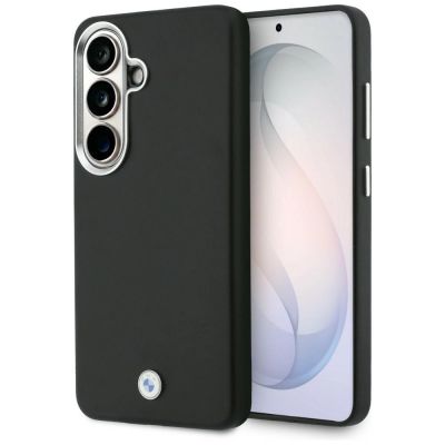 Etui BMW Sign Metal Logo MagSafe na Samsung Galaxy S26 - czarne