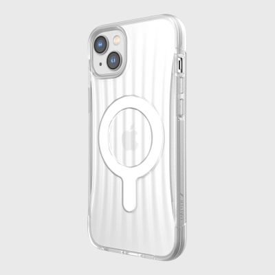 8. Raptic X-Doria Clutch Built Case etui iPhone 14 Plus z MagSafe pokrowiec plecki przezroczysty