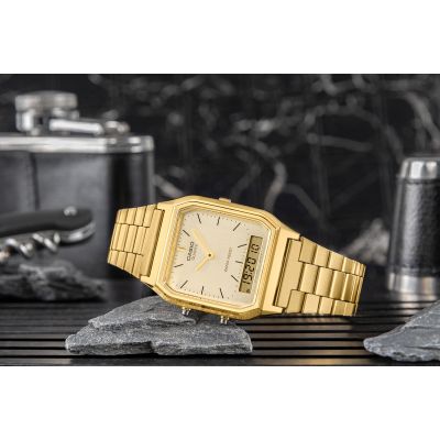 6. Zegarek Męski CASIO VINTAGE AQ-230GA-9DMQYES + BOX