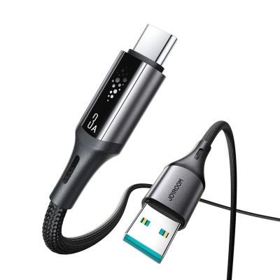 4. Kabel Joyroom S-A60StarTalk 3A USB-A - USB-C 1,2m - czarny