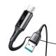 4. Kabel Joyroom S-A60StarTalk 3A USB-A - USB-C 1,2m - czarny
