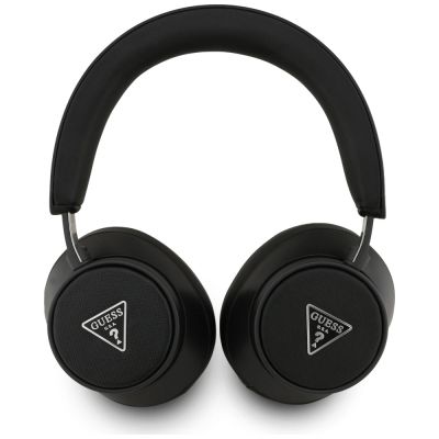 2. Słuchawki nauszne Guess Bluetooth ENC Saffiano Triangle Logo - czarne