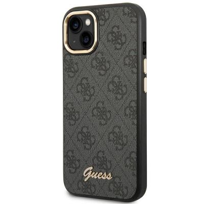 2. Etui Guess 4G Vintage Gold Logo na iPhone 14 Plus - czarne