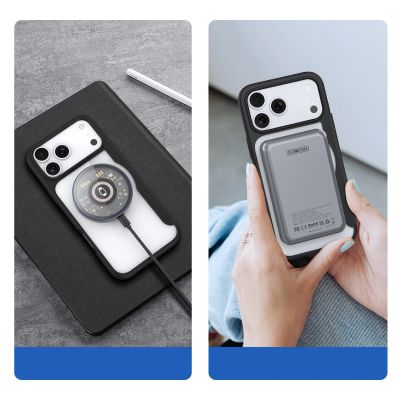 6. Etui Dux Ducis Skin X Pro na iPhone 17 Pro Max z portfelem, kompatybilne z MagSafe - czarne