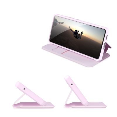 8. DUX DUCIS Skin X kabura etui pokrowiec z klapką Samsung Galaxy A73 różowy