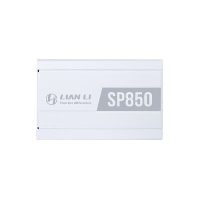 7. Zasilacz Lian Li SP850 V2 Gold, modułowy, ATX 3.1 - 850 Watt, biały