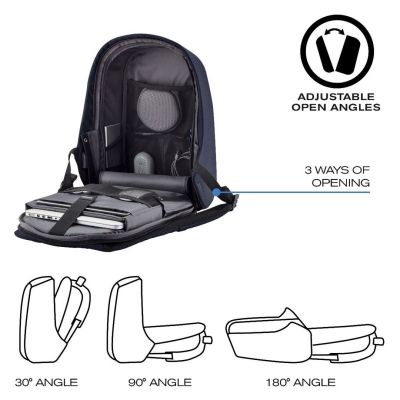 9. XD DESIGN PLECAK ANTYKRADZIEŻOWY BOBBY HERO SMALL GRANATOWY P/N: P705.705