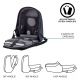 9. XD DESIGN PLECAK ANTYKRADZIEŻOWY BOBBY HERO SMALL GRANATOWY P/N: P705.705