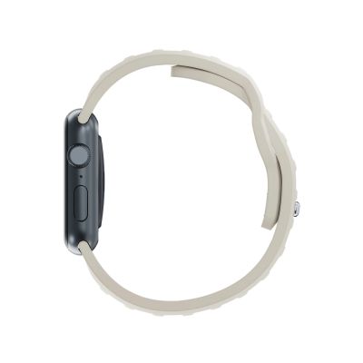 3. Pasek 3mk Silicone Watch Strap na Apple Watch 42/44/45/49mm - beżowy