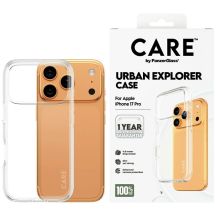 Etui CARE by PanzerGlass Flagship Urban Explorer w. Clear Frame na iPhone 17 Pro - przezroczyste