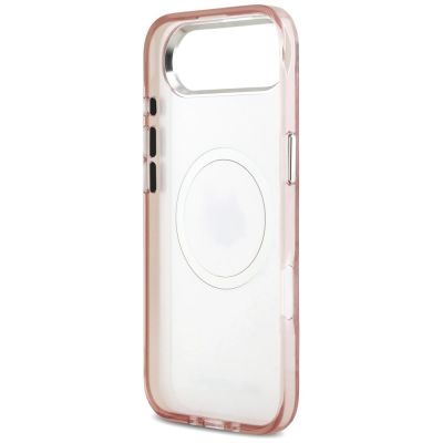 7. Etui Karl Lagerfeld IML Choupette Head Logo MagSafe na iPhone 17 Air - różowe