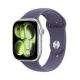 Apple Watch Series 11Â GPS + Cellular 46mm Silver Aluminium Case with Purple Fog Sport Band - M/L