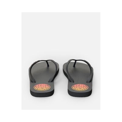 3. Japonki męskie RIP CURL Icons Of Surf Bloom Open Toe czarne