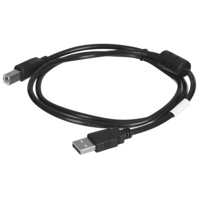 2. LANBERG KABEL USB-A -> USB-B M/M 1M (FERRYT, CZARNY) CA-USBA-11CC-0010-BK