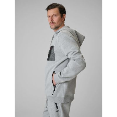 5. Bluza dresowa regular z kapturem męska 4F 4FRSS26TSWSM2975-20S