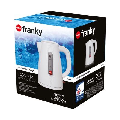 2. ELDOM CZAJNIK BEZPRZEWODOWY C515C 1,8 L 2000W CZARNY 5 PROGRAMÓW 45,55,70,85,100°C , PODTRZYMYWANIE TEMPERATURY