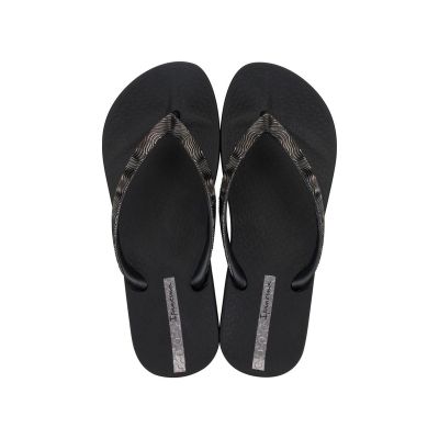 5. Ipanema Mesh IX klapki japonki damskie wygodne czarne