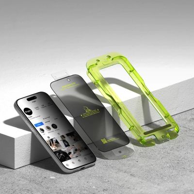 4. Szkło prywatyzujące Ringke Easy Slide 2-pack na iPhone 17 Pro - czarne