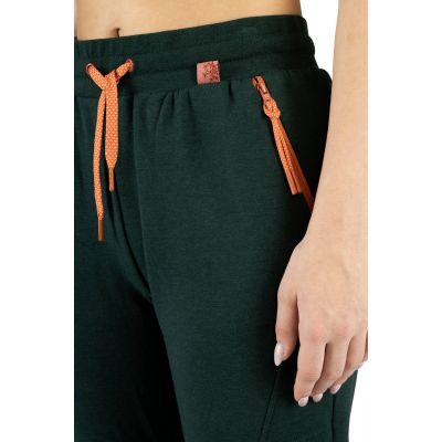 3. Spodnie damskie dresowe bambusowe Viking Hazen Bamboo Lady z włókien bambusa zielone (900/25/9995/7300)