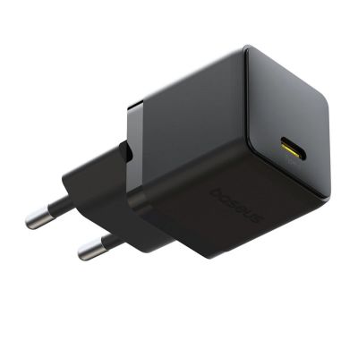 3. Ładowarka sieciowa Baseus Palm 1C 20W (z kablem Baseus Mini White USB-C 60W (20V/3A) 1m) - czarna