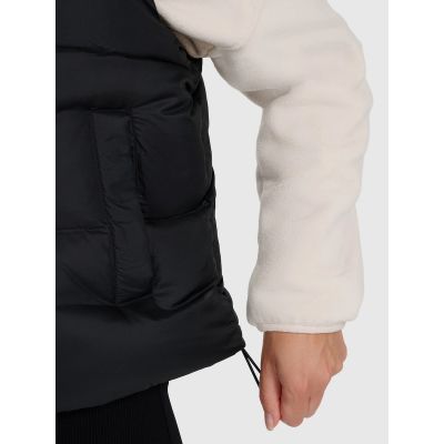 5. Bezrękawnik puchowy z naturalnym wypełnieniem damski 4F 4FWAW25TVJAF223-083S