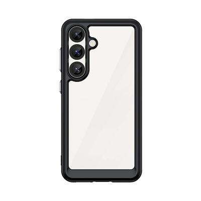 2. Etui silikonowe Outer Space Case z żelową ramką do Samsung Galaxy S25 - czarne