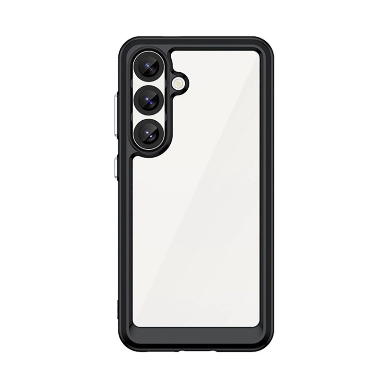 2. Etui silikonowe Outer Space Case z żelową ramką do Samsung Galaxy S25 - czarne