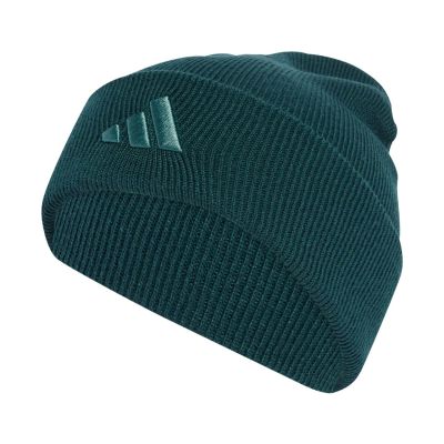 5. Czapka adidas New Logo Beanie Cuff zielona JX5747