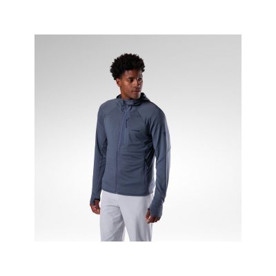 Bluza męska ROSSIGNOL M Textured Hoodie Mid Layer szara