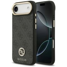 Etui Guess 4G Strass Logo MagSafe na iPhone Air - czarne