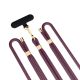 10. Smycz do smartfona 3mk EasyClip Elite - bordowa